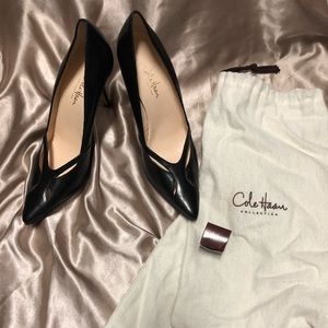 Cole Haan Black Leather Pumps